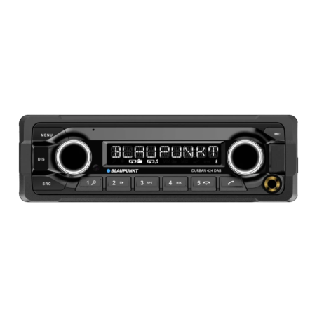 Blaupunkt Durban 424 DAB Heavy Duty 24V 1 DIN Bluetooth 5.0 Autoradio
