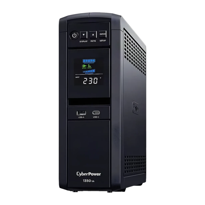 CyberPower CP1350EPFCLCD Ligne Interactive 1350VA 810W Noir 6 prises Onduleur