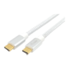 Câble USB Equip 128355 USB-C 3.2 Gen 2 Mâle/Mâle 0,5m 100W PD Blanc