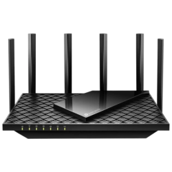 TP-Link Archer AXE75 WiFi 6E AI Tri-bande Gigabit Ethernet Noir 5400Mbps 5 ports 2,5G Routeur