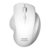 Mars Gaming MMWERGOW 3200 DPI Blanc 6 boutons 2,4GHz 78 g Souris sans fil ergonomique