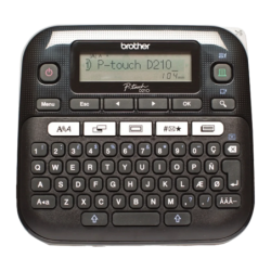 Brother P-touch PT-D210 Monochrome Gris/Blanc Imprimante d'étiquettes thermique