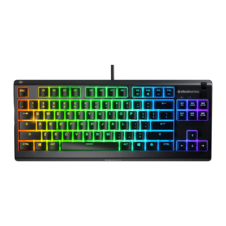 SteelSeries Apex 3 TKL RGB Membrane Disposition US Noir Clavier gaming