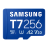 Samsung T7 256GB Bleu 170MB/s V30 U3 A2 UHS-I Carte microSD