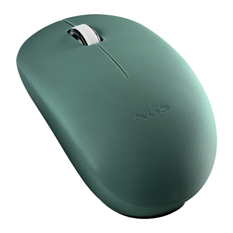 NGS Fog Pro Vert 1000 DPI 2 boutons 2,4GHz 60 g Souris sans fil ergonomique silencieuse