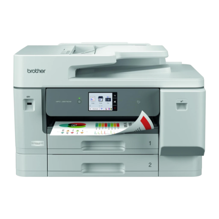 Brother MFC-J6975DW A3 Multifonction Jet d'encre Couleur Blanc recto-verso WiFi Ethernet AirPrint ADF Imprimante