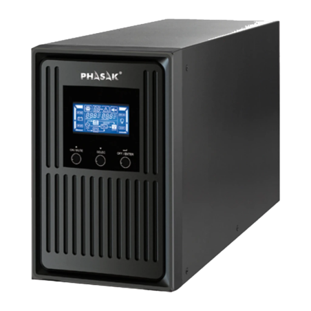 Phasak Conqueror Pro Online PH 8030 3000VA 2700W Beige 3 prises Onduleur