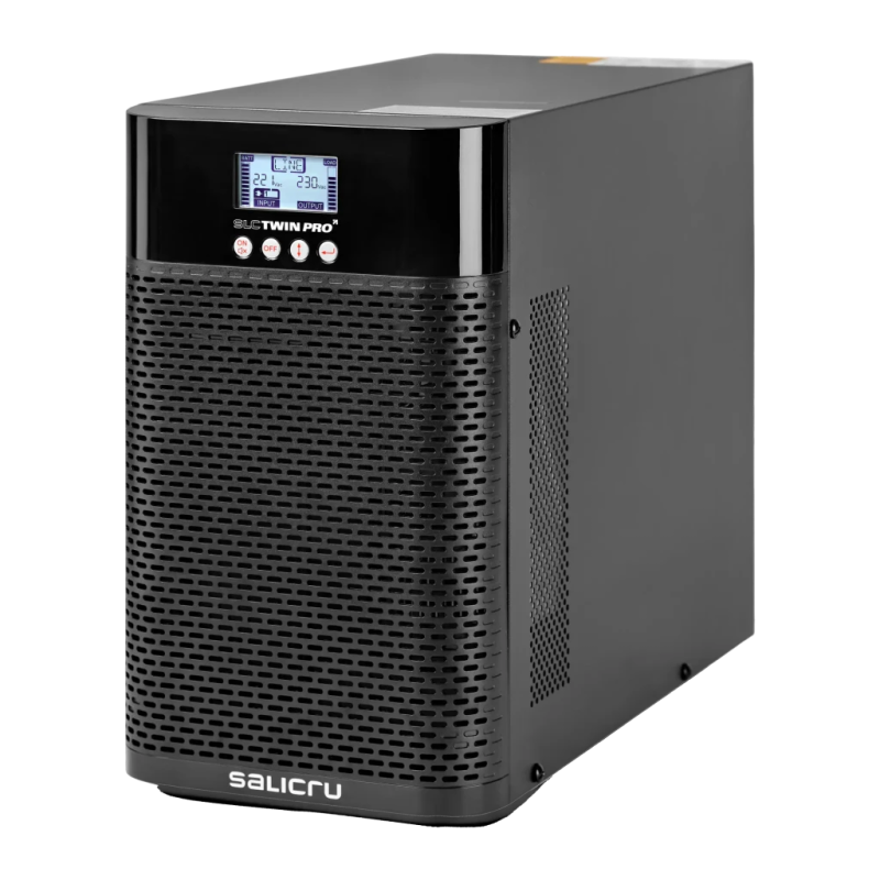Salicru SLC Twin PRO2 1500VA Schuko Ligne Online 1350W Noir 4 prises Onduleur