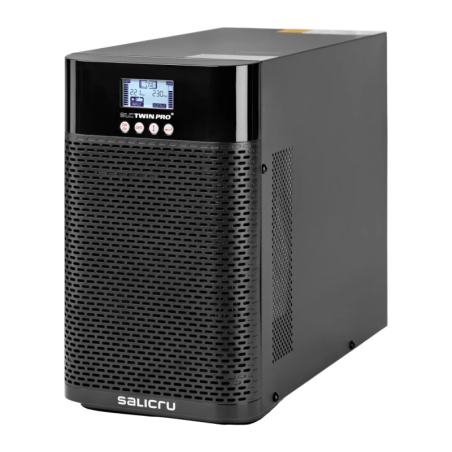 Salicru SLC Twin PRO2 1500VA Schuko Ligne Online 1350W Noir 4 prises Onduleur