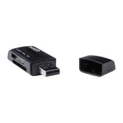 Natec ANT 3 Mini SD/microSD/MMC USB 2.0 Noir Lecteur de cartes