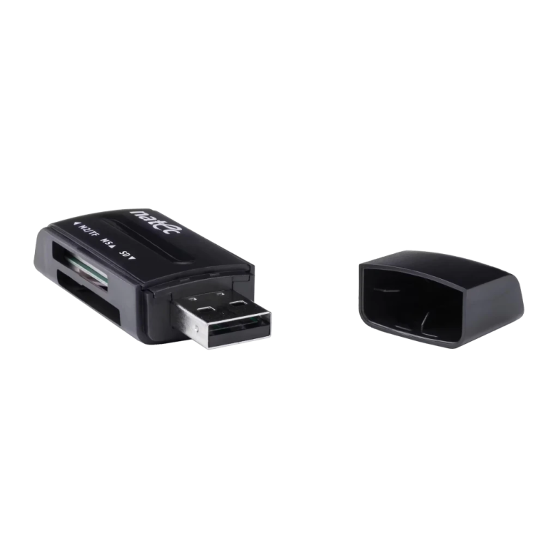 Natec ANT 3 Mini SD/microSD/MMC USB 2.0 Noir Lecteur de cartes