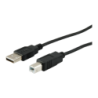 Câble USB Equip 128861 USB-A vers USB-B 3m 480 Mbit/s Noir