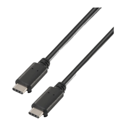 Câble USB AISENS A107-0055 USB-C vers USB-C 0,5 m Noir