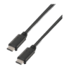 Câble AISENS A107-0058 USB-C vers USB-C 3m 3A USB 2.0 Noir