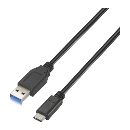Câble AISENS A107-0060 USB-A vers USB-C 3.2 Gen 2 1m USB Noir