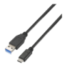 Câble AISENS A107-0060 USB-A vers USB-C 3.2 Gen 2 1m USB Noir