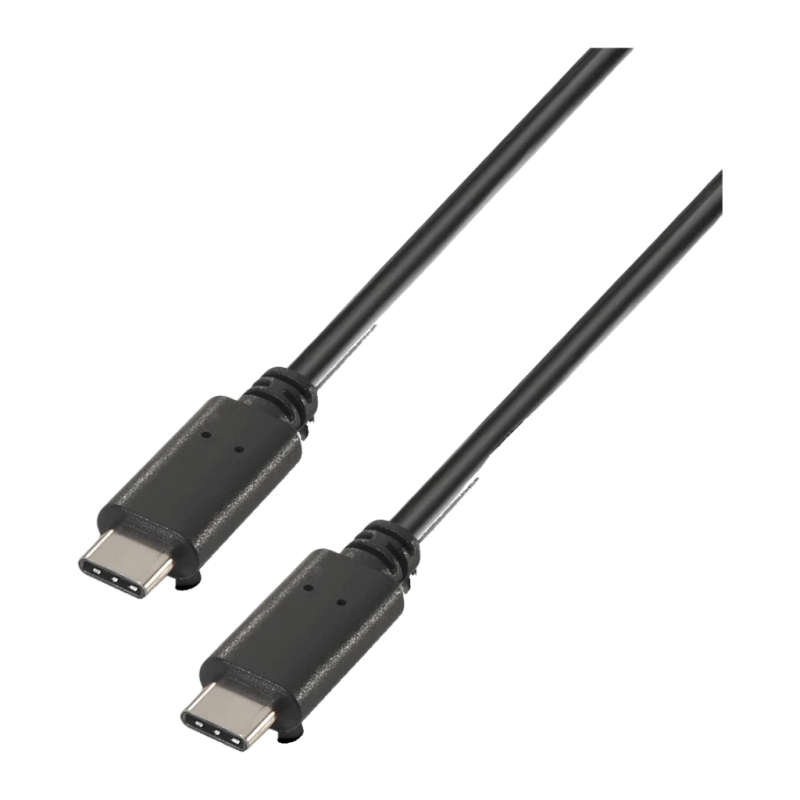 Câble AISENS A107-0056 USB 2.0 480Mbps USB-C vers USB-C 1m Noir