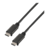 Câble AISENS A107-0056 USB 2.0 480Mbps USB-C vers USB-C 1m Noir