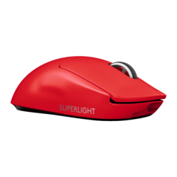 Logitech G Pro X Superlight Wireless 25600 DPI Rouge 5 boutons 63 g Souris gaming sans fil