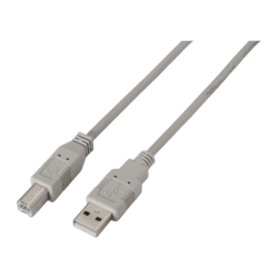 Câble USB AISENS A101-0001 USB-A vers USB-B 2.0 1m Beige