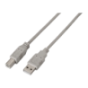 Câble USB AISENS A101-0001 USB-A vers USB-B 2.0 1m Beige