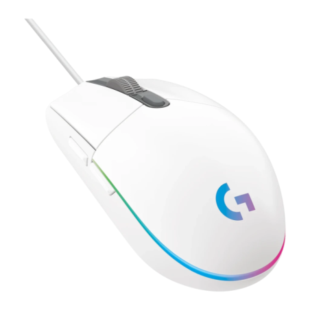 Logitech G203 Lightsync 8000 DPI RGB Blanc 6 boutons 85 g Souris gaming