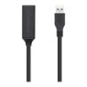 Câble USB AISENS 3.0 Prolongateur avec Amplificateur Type A Mâle/Femelle 10 m Noir