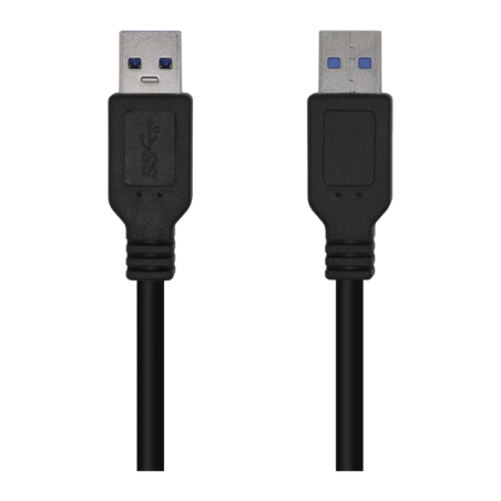 Câble USB AISENS 3.0 Type A/M-A/M 3m USB-A vers USB-A 5 Gbit/s Noir