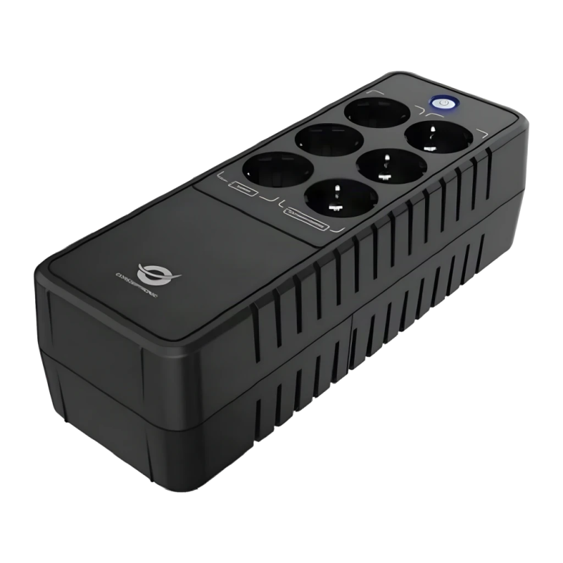Conceptronic Zeus 05E Offline 650VA 360W Noir 6 prises Onduleur