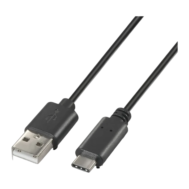 Câble AISENS A107-0052 USB-A vers USB-C USB 2.0 3A 2m Noir