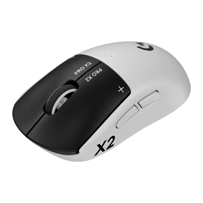 Logitech G PRO X2 SUPERSTRIKE Lightspeed Blanc 44000 DPI 61 g Souris gaming sans fil