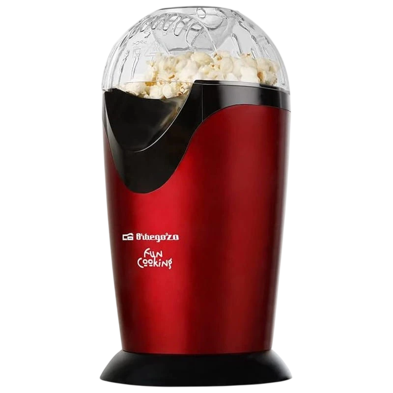 Orbegozo PA 4300 Rouge 1000W Machine à pop-corn