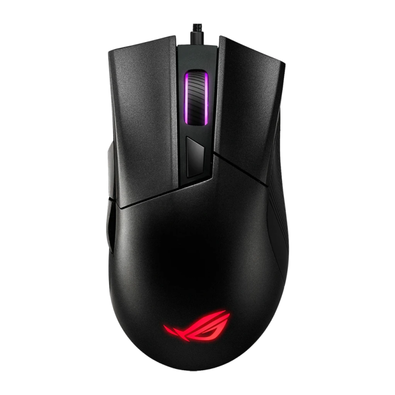 ASUS ROG Gladius II Core 6200 DPI RGB Noir 6 boutons USB 92 g Souris gaming