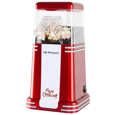 Orbegozo PA 4350 Vintage Rouge/Blanc 1200W Machine à pop-corn