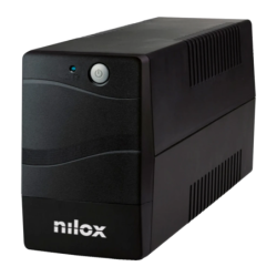 Nilox NXGCLI6001X5V2 Ligne Interactive 600VA 420W Noir 2 prises Onduleur