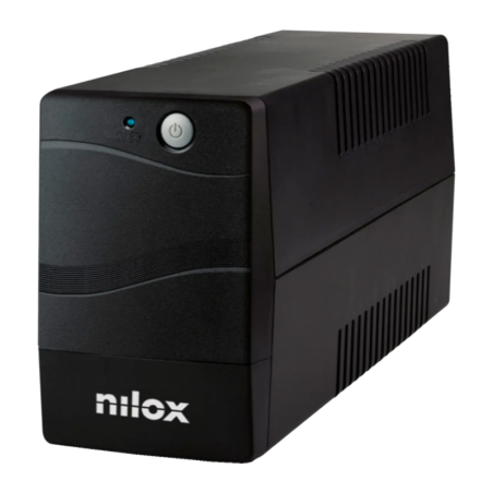 Nilox NXGCLI6001X5V2 Ligne Interactive 600VA 420W Noir 2 prises Onduleur