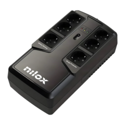 Nilox Office Premium Line Interactive 850 VA Noir 595W 6 prises Onduleur