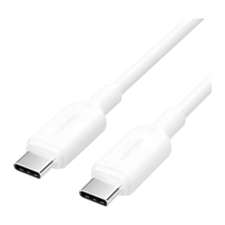 Câble USB Vention TRCWF USB-C vers USB-C 2.0 1m 60W Blanc