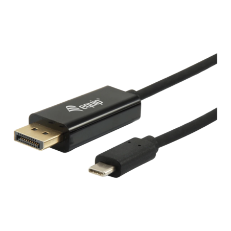 Câble adaptateur Equip 133467 USB-C vers DisplayPort 1,8 m Noir