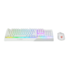 MSI Vigor GK30 Combo RGB QWERTY Espagnol Blanc Clavier et souris gaming