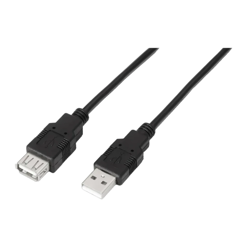 Câble prolongateur USB AISENS A101-0015 USB-A Mâle vers USB-A Femelle Noir