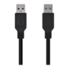 Câble USB AISENS 3.0 Type A Mâle/Mâle 1m USB-A vers USB-A 5 Gbit/s Noir