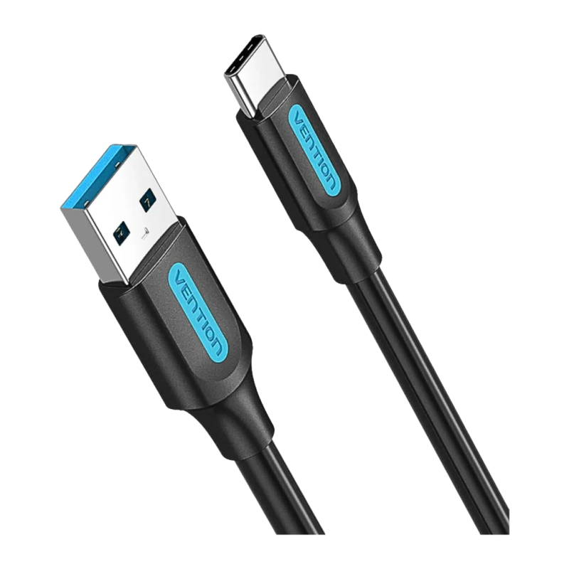 Câble USB Vention COZBD USB-A vers USB-C 3.2 Gen 1 0,5 m 5 Gbit/s Noir