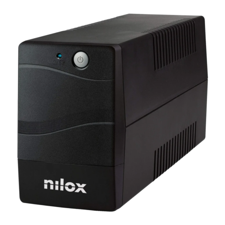 Nilox Premium Line Interactive 800 VA 560W Noir 2 prises Onduleur