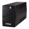 Nilox Premium Line Interactive 800 VA 560W Noir 2 prises Onduleur
