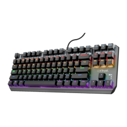 Trust GXT 834 Callaz TKL Outemu Rouge RGB Noir Clavier gaming mécanique