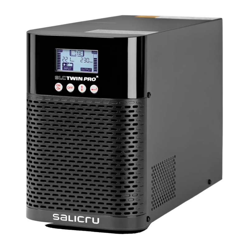 Salicru SLC Twin Pro 2 700VA Schuko Double conversion (Online) Noir 630W 3 prises Onduleur
