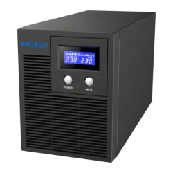 Phasak Protekt Tour PH 7621 Ligne Interactive Gris 1400W 4 prises Onduleur