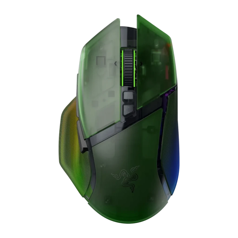 Razer Basilisk V3 Pro 35K Phantom Green Edition Vert 11 boutons 2,4GHz RGB 112 g Souris gaming sans fil