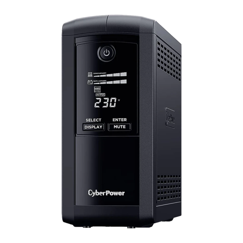 CyberPower VP1000ELCD Ligne Interactive 1000VA 550W Noir 4 prises Onduleur